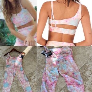 Onzie Tye-Dyed Sports Bra & Legging Set